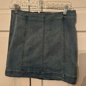 Jolt Blue Pencil Mini Skirt Work